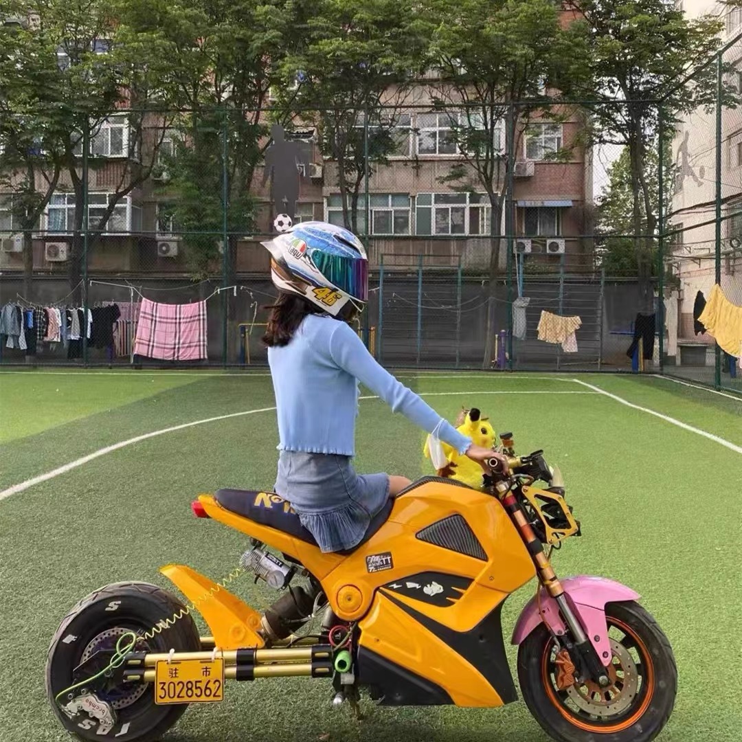 Small monkey Electric Moto M5 Moto sports car retrofit Z6 high power electric car high power 72V96V electric bottle car-Taobao