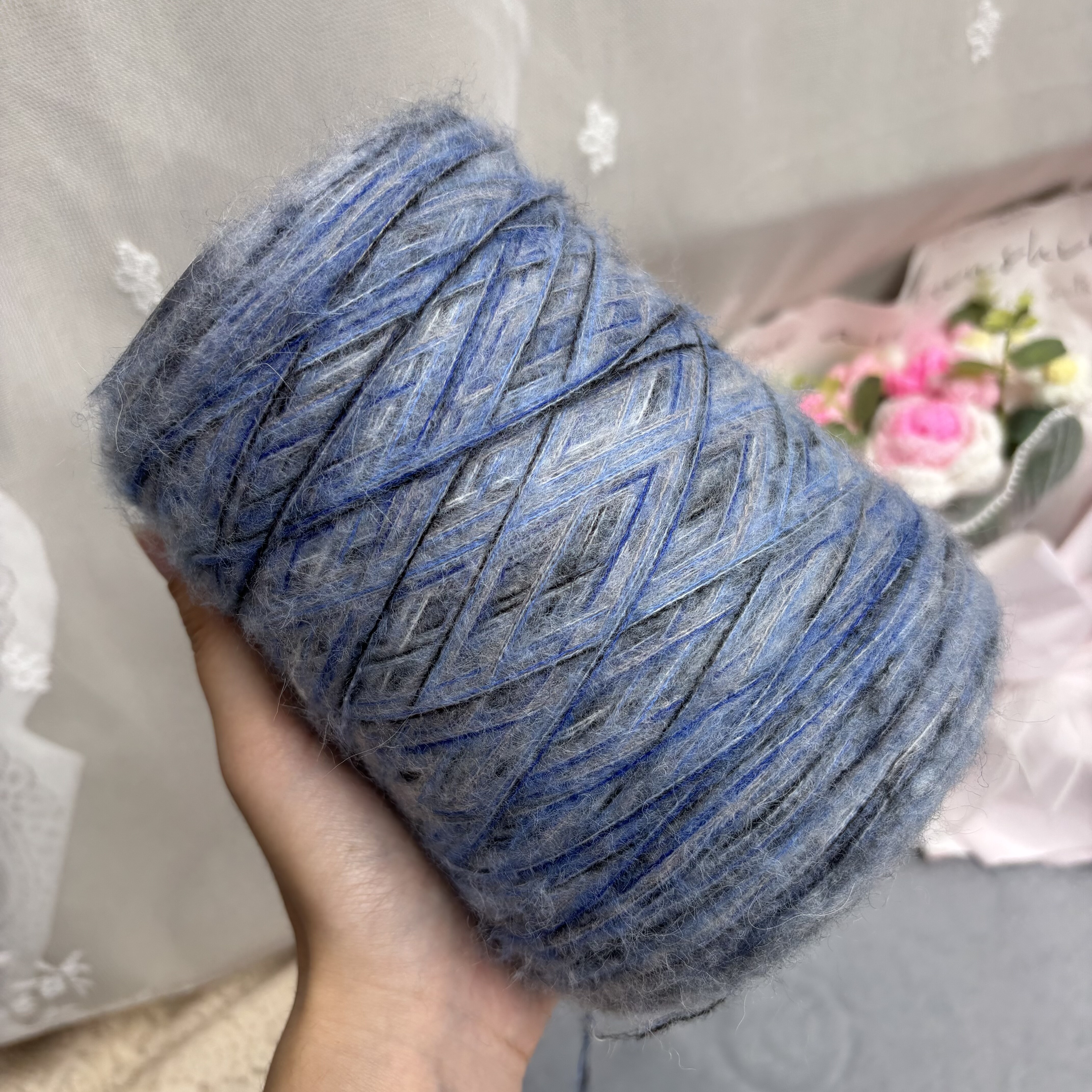 Hearlife's New Alpaca Mohair/Alpaca Superfine Yarn with Gradient Dyeing/Soft and Comfortable, Unique Appearance