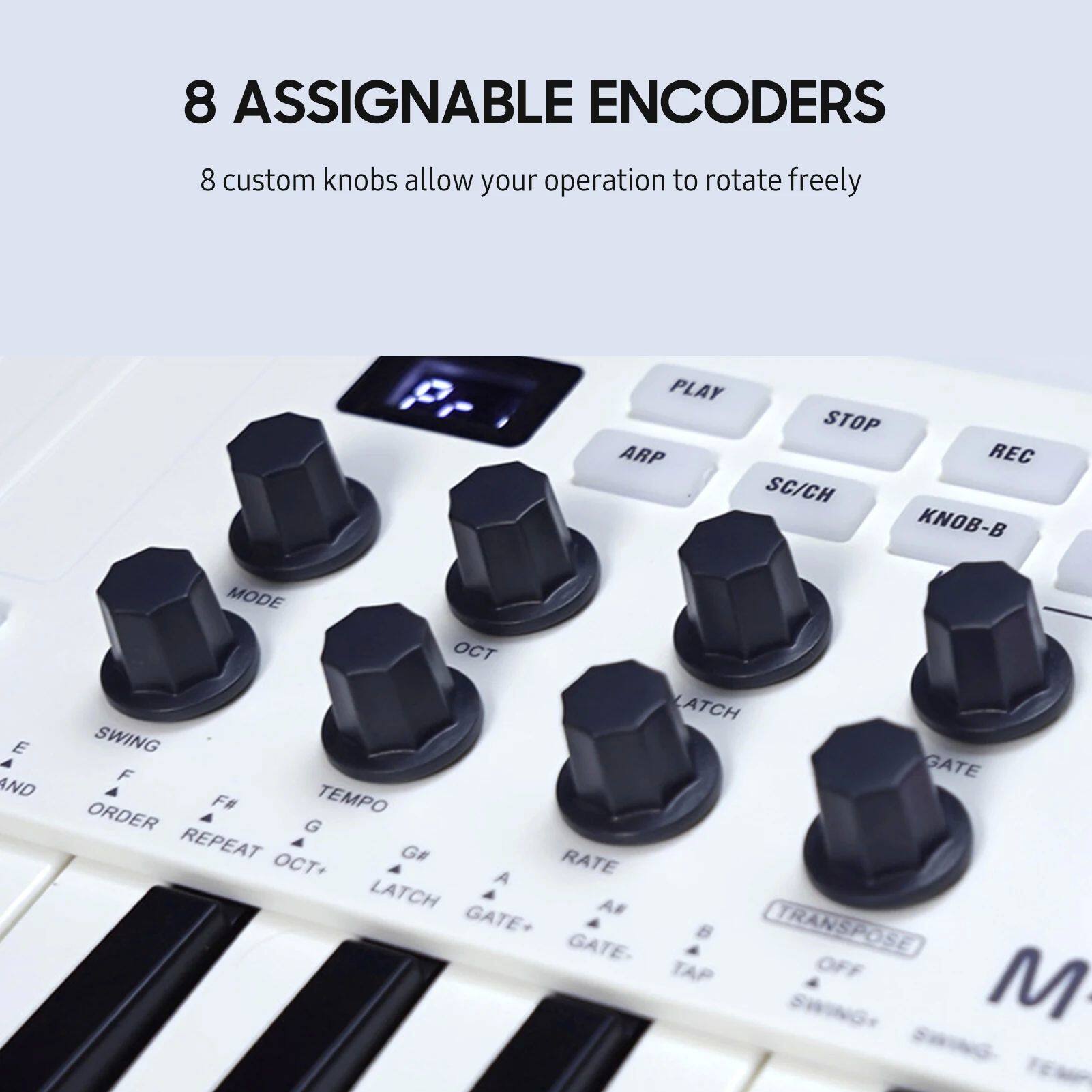 MIDI-клавиатура m-vave midi 25-key controller keyboard piano portable usb ke OTHER