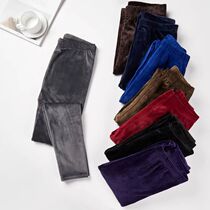 Warm Pants Knit Autumn Winter Fashion Plus Thick Velvet Warm