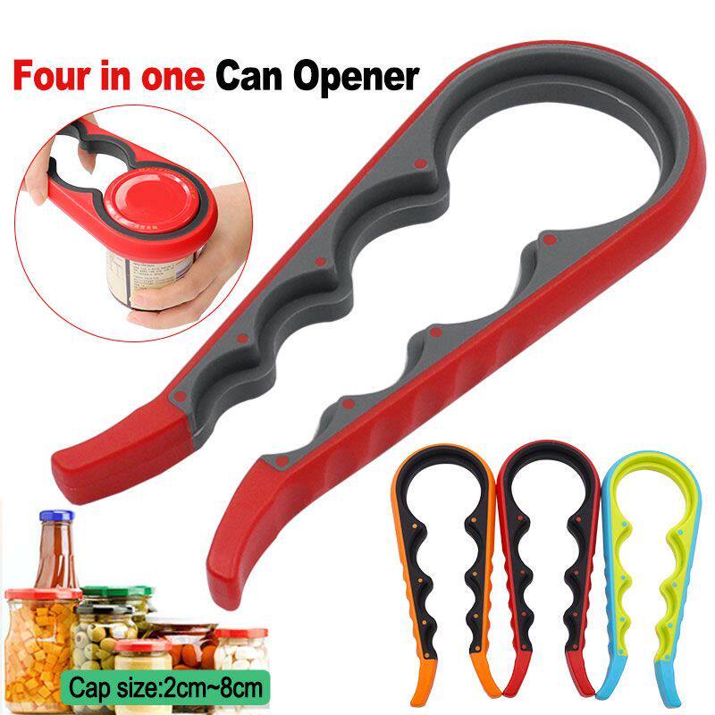 Thickened creative versatile four-in-a-bottle instrumental size all can be used with four open jars non-slip screw bottle cap god-Taobao