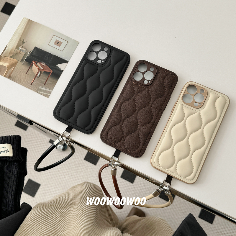 Down Jacket Suitable for Apple 16Promax Mobile Phone Case New iPhone 16 High-End 15Pro with Bracelet 13 Autumn and Winter 14 Pure Color 12 Niche 11 Style 8Plus Men and Women XS Protection Max Set Down Jacket Suitable for Apple 16Promax Mobile Phone Case New iPhone 16 High-End 15Pro with Bracelet 13 Autumn and Winter 14 Pure Color 12 Niche 11 Style 8Plus Men and Women XS Protection Max Set
