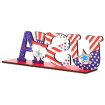 Independence Day Wood Sign Memorial Day Decor Independence
