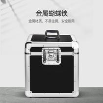 Vinyl record storage box CD box CD LP video disc film box portable storage box aluminum alloy moisture-proof storage box