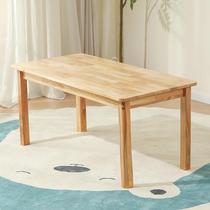 Kindergarten solid wood tables and chairs childrens pine writing table set baby early education toys and games special study table