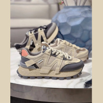 Forrest Gump shoes waffle shoes lace-up thick-soled thin casual shoes 2024 spring versatile breathable casual sports shoes for women