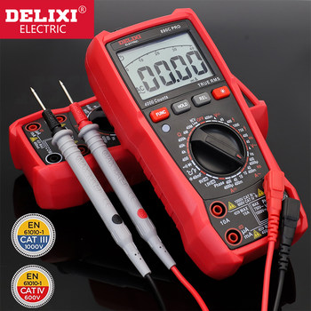 Delixi Electric Portable Industrial-Grade High-Precision Anti-Burn Smart Multimeter Phase Sequence Meter Electrician-Specific Multimeter