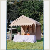New outdoor market stall tent trade exhibition event tent courtyard leisure awning Internet celebrity night market eaves awning