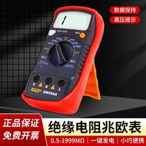 Binjiang BM500A insulation resistance tester digital megohmmeter 1000V electronic megohmmeter megohmmeter resistance meter