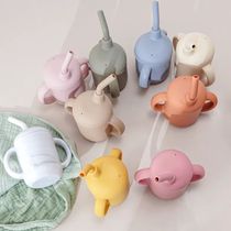 Customized Silicone Feed Liquid Feed Straw Cup Foldable C