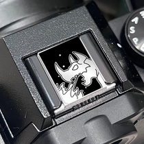 (Stainless steel hot shoe cover) Suitable for Sony Fuji Nikon and Canon metal camera decorative hot shoe cover