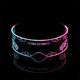 Children's glowing glasses color change and luminous technology sense futuristic glasses street dance performance accessories trendy and fashionable LEDLl