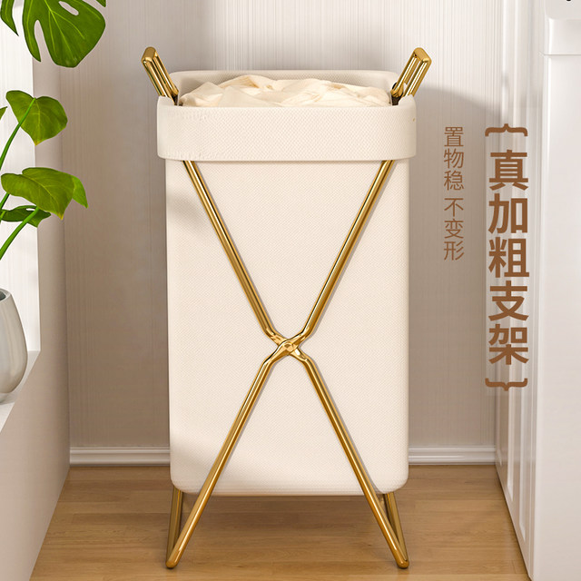 Dirty Clothes Basket, Foldable Storage Bin for Home Use, Dormitory Laundry Bucket with Lid, Bathroom Dirty Clothes Container, High Aesthetic Value