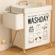 Dirty Clothes Basket, Foldable Storage Bin for Home Use, Dormitory Laundry Bucket with Lid, Bathroom Dirty Clothes Container, High Aesthetic Value