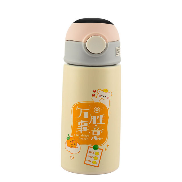 Thermos Cup for Women 2023 New Student Water Cup for School, Cute Kidsren's Cup for Primary and Secondary School Students, Can Hold School Bags