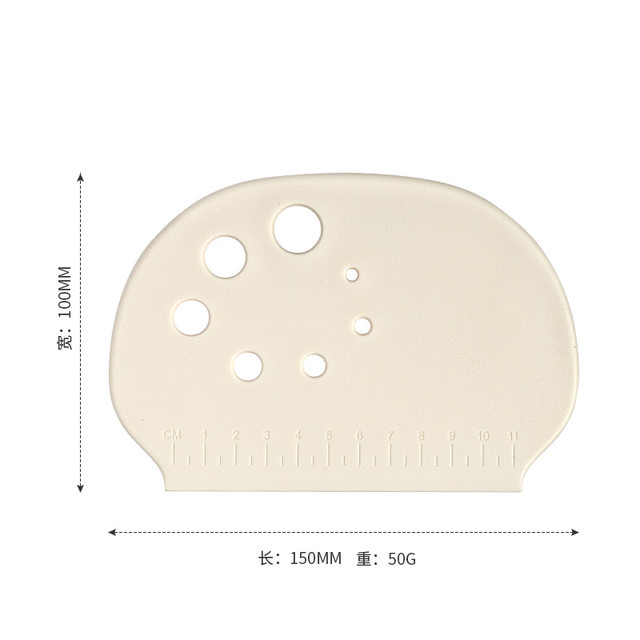 Food Grade Silicone Scraper, High Temperature Resistant and High Quality Dough Cutter, Cake Steamed Bun Baking Scraper, Rice Roll Baking Tool