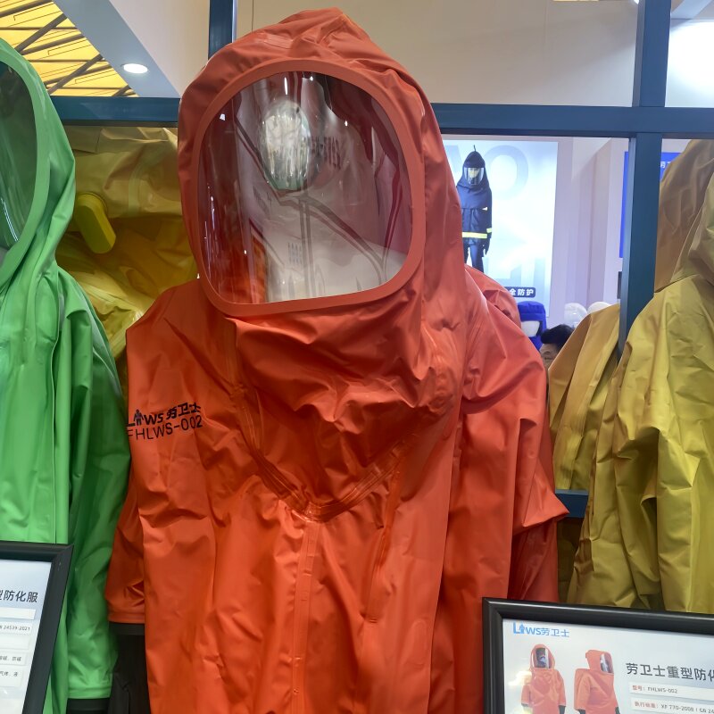 正品劳卫士全封闭重型防化服FHLWS-002化工厂防护服耐酸碱防腐蚀
