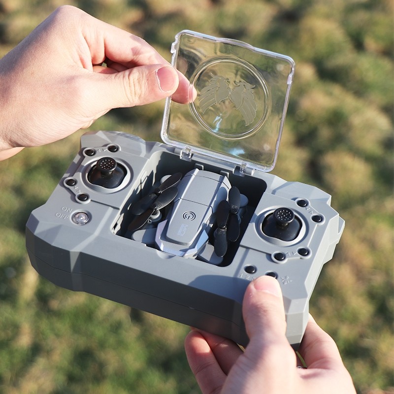 Mini Drone for Children, Professional Aerial Photography, High-Definition Remote Control Aircraft, Small Size for Elementary School Students, Built-In Screen, No Mobile Phone Required