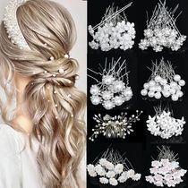Silver Color Pearl Rhinestone Wedding Hair Combs Hair Access