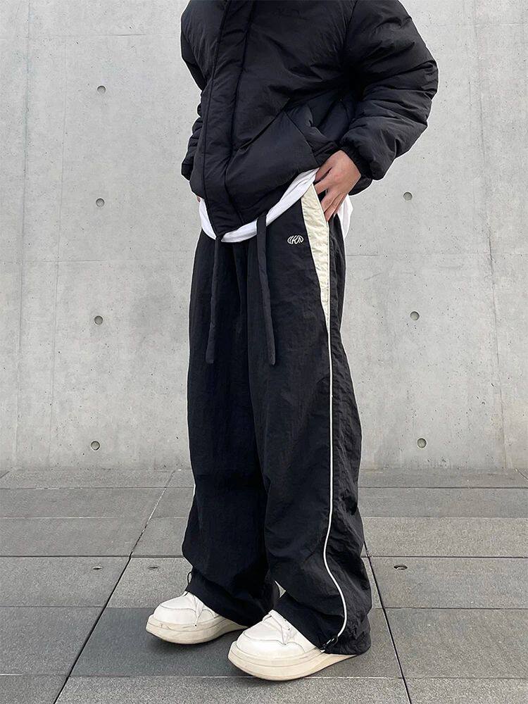 Y2k Men Streetwear Chic Cargo Korean Harajuku повседневное парашют