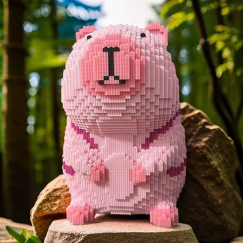 Kapibala Building Blocks Educational Toys for Adults, High-Difficulty Manual Assembly, Gift for Children Aged 6-12, 3D Decoration Piece