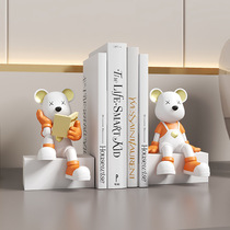 Violent bear ornaments bookends bookends light luxury high-end home decorations gifts entrance living room crafts decorations