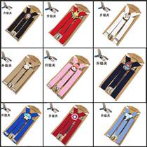 Childrens suspender clip elastic adjustable childrens suspender pants infant and toddler simple suspender belt baby suspender rope