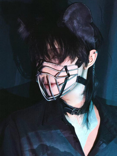 Weaving Room]Bad Dog Is about to Upgrade Its Original Human-Use Cos Bite Deterrent to a Male Cos Punk Nightclub Performance and Dance Party