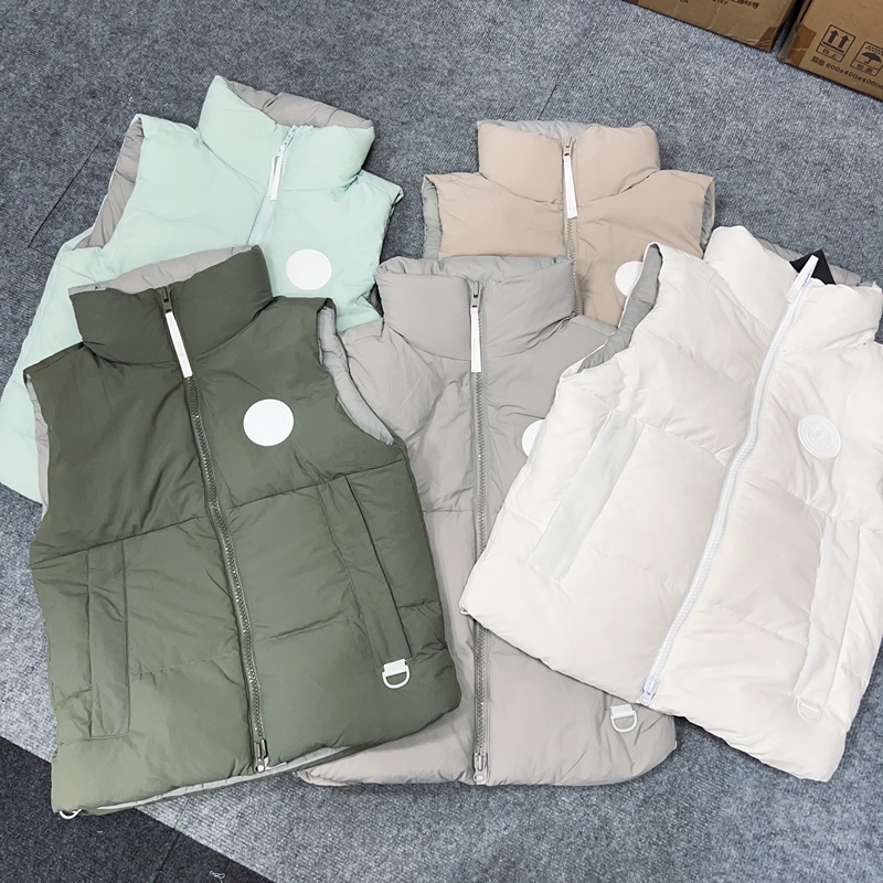 New Arrivals for Autumn and Winter! 170-185 Size down Vests for Couples, Thickened Cold-Proof Stand-Up Collar Warm down Vests