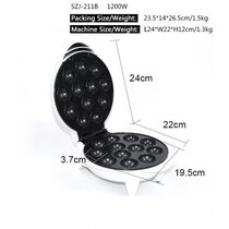 Household automatic automatic temperature control ultra-large capacity cake machine breakfast machine egg tart electromechanical baking pan