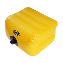 MRS] ​​Double boat high seat fishing stool portable TPU square stool outdoor lure backpack boat kayak inflatable stool