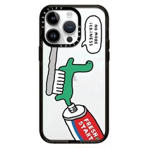 caseti new CASETi co-branded green funny little dinosaur mobile phone case hard shell iPhone15ProMax Apple