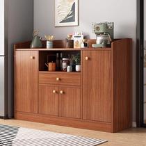 Sideboard storage cabinet integrated wall solid wood sideboard kitchen cabinet living room storage cabinet tea cabinet