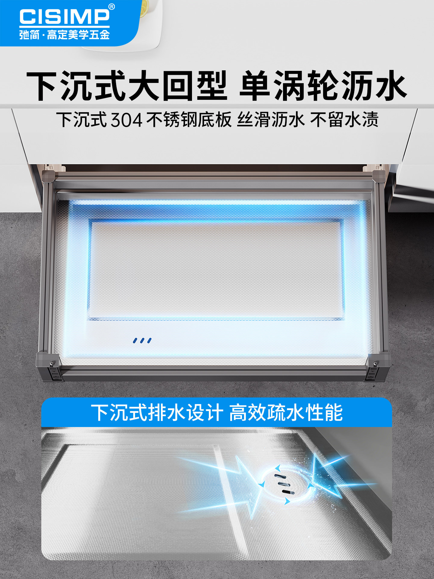 Pull-Out Kitchen Cabinet Drawer-Type Double-Layer 304 Stainless Steel Bowl Basket Kitchen Cabinet Pull-Out Bowl Cabinet Dish Rack