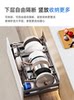 Pull-Out Kitchen Cabinet Bowl Basket, Double-Layer Drawer-Type Cupboard, Space-Saving Aluminum Alloy Pull-Out Kitchen Cabinet, Dish Rack