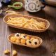 Autumn rattan storage fruit basket hand-woven hollow living room desktop basket breakfast bread cake snack snack tray