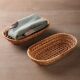 Autumn rattan storage fruit basket hand-woven hollow living room desktop basket breakfast bread cake snack snack tray