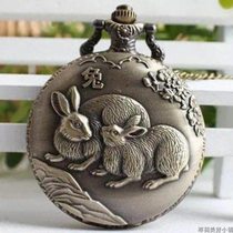 Ultra-thick fashionable personalized pocket watch retro clamshell quality student trendy mens and womens mechanical pocket watch