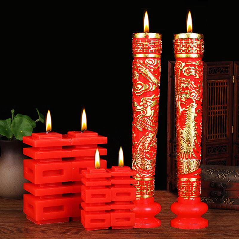 Wedding Accessories Wedding WEDDING LETTERS A COUPLE WEDDINGS WEDDING PARTY WEDDING SMOKE-FREE RED FESTIVE CANDLE CAVE HOUSE DRAGON CINEBRIC SPECIAL-Taobao