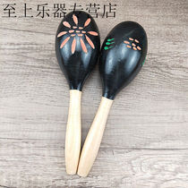 Large wooden maracas Orff instruments childrens percussion instruments kindergarten early education teaching aids music maracas primary school