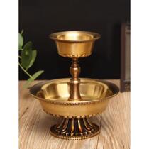 Pure copper protector cup exquisitely carved copper offering cup auspicious eight treasure protector cup large size special offer