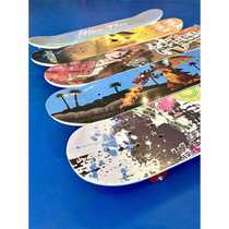 Beginner skateboard four-wheeled childrens street 8-15 years old students and teenagers silent double rocker energy board scooter