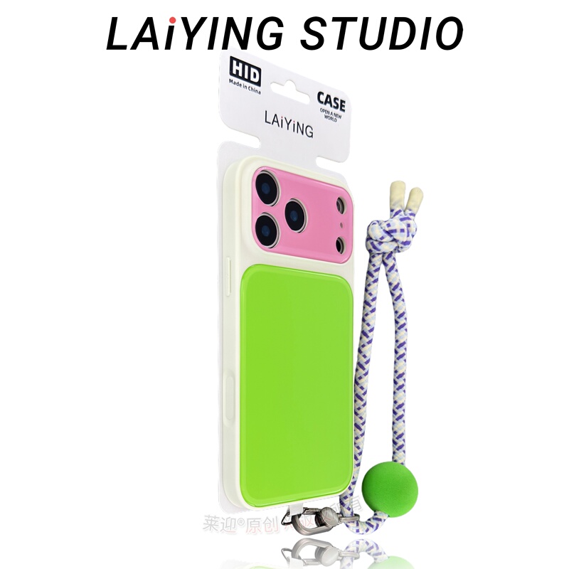 Good-Looking Dopamine Color-Blocking Case Suitable for Apple 17 Pro Max New Model, Simple Solid Color Ins-Style iPhone 16 Pro Wristband Lanyard Couple Case for Men and Women, 17 Pm Full-Cover Anti-Drop Protective Soft Case Good-Looking Dopamine Color-Blocking Case Suitable for Apple 17 Pro Max New Model, Simple Solid Color Ins-Style iPhone 16 Pro Wristband Lanyard Couple Case for Men and Women, 17 Pm Full-Cover Anti-Drop Protective Soft Case