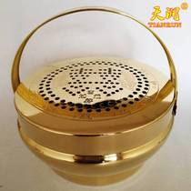 Extra thick and extra large pure copper fire cage basin heart warmer hand warmer foot bath mother-in-law brides dowry wedding supplies