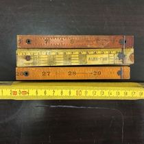 Folding Ruler Wooden Folding Ruler 8-fold Wooden Folding Ruler Nostalgic Collection Film and Television Props