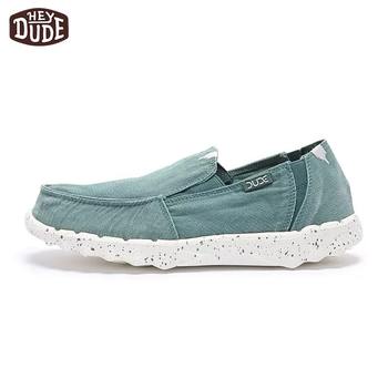Hey dude dude autumn new trendy versatile breathable lightweight canvas men's shoes low-top slip-on lazy cloth shoes
