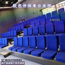 Retractable bleacher seats basketball court gymnasium electric movable bleachers ladder fixed movie theater mobile viewing manufacturer