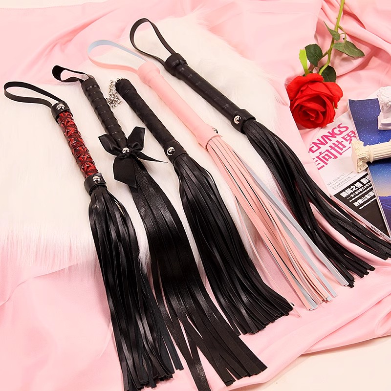 SP Tool Loose Whip Small Leather Whip Small Circle Practice Tool New Hands Without Pain Macaron Pink Black Whip Cage Midbird-Taobao