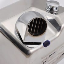 Huaxing Ruiyou 304 stainless steel hotel toilet hand dryer quick hand dryer commercial manual button hand dryer