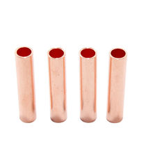 Wantful GT copper tube terminal block through hole copper connecting tube cable butt copper tube intermediate joint national standard straight through